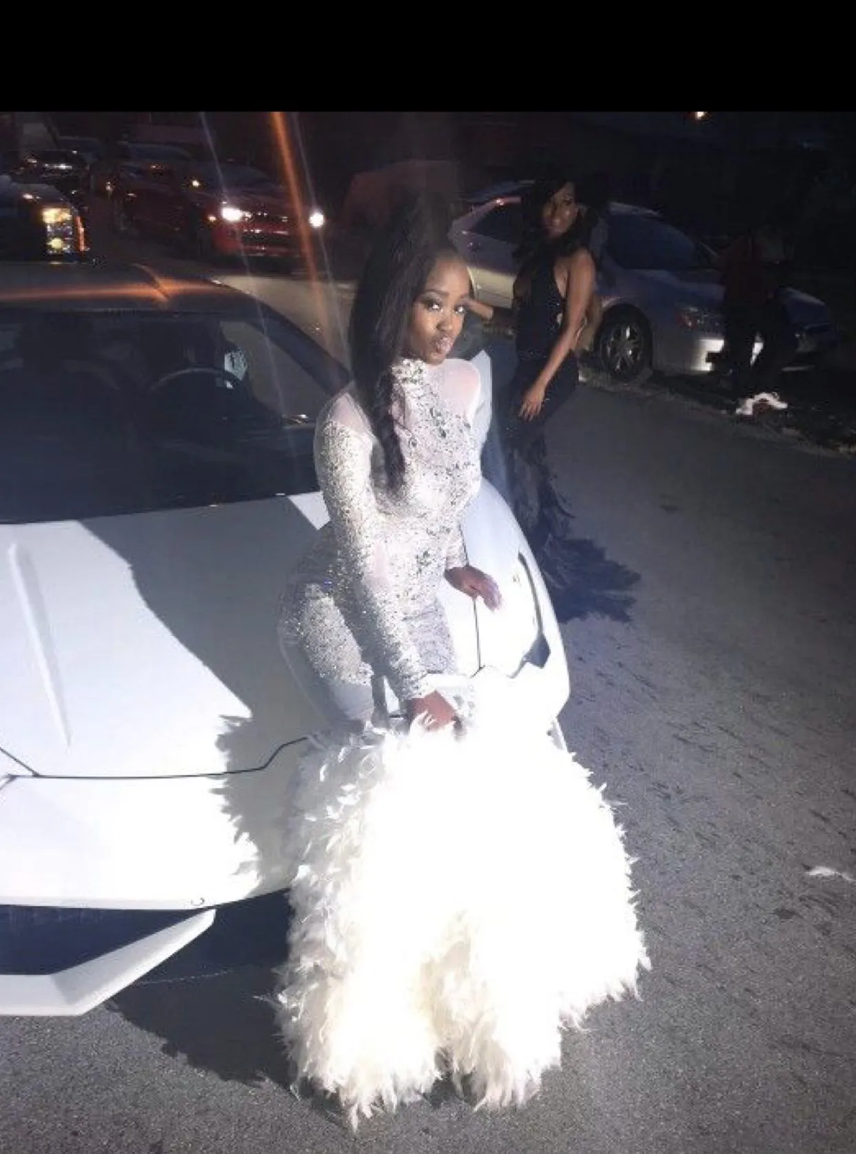 Boutique high neck prom dress deals