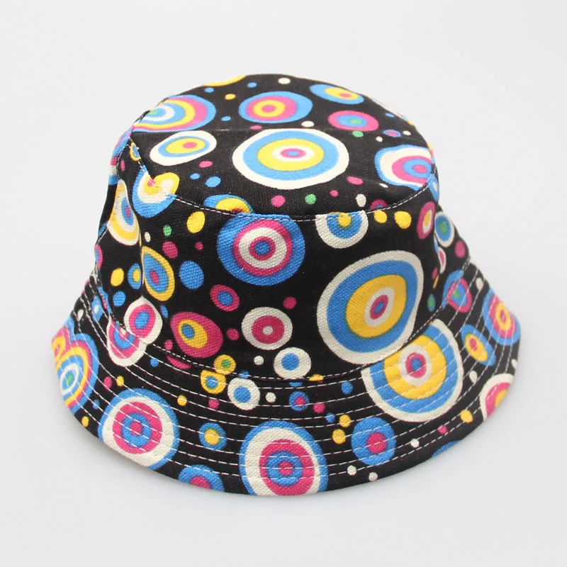 2022 bambini cappelli della benna bambini cappello da sole floreale babys cappellino da sole neonati berretti da pesca bambino cartone animato cappello da pescatore berretto da spiaggia