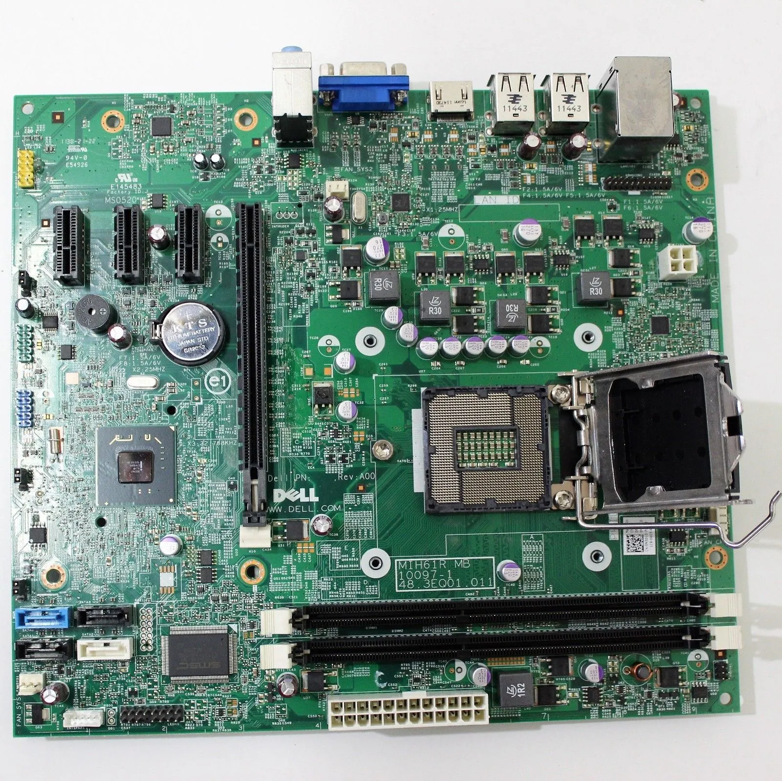 Carte mère d'origine XPS 8300, 02RX9, O2RX9, HWY8Y, S1155, H67, DDR3, DH67M01 fonctionne parfaitement