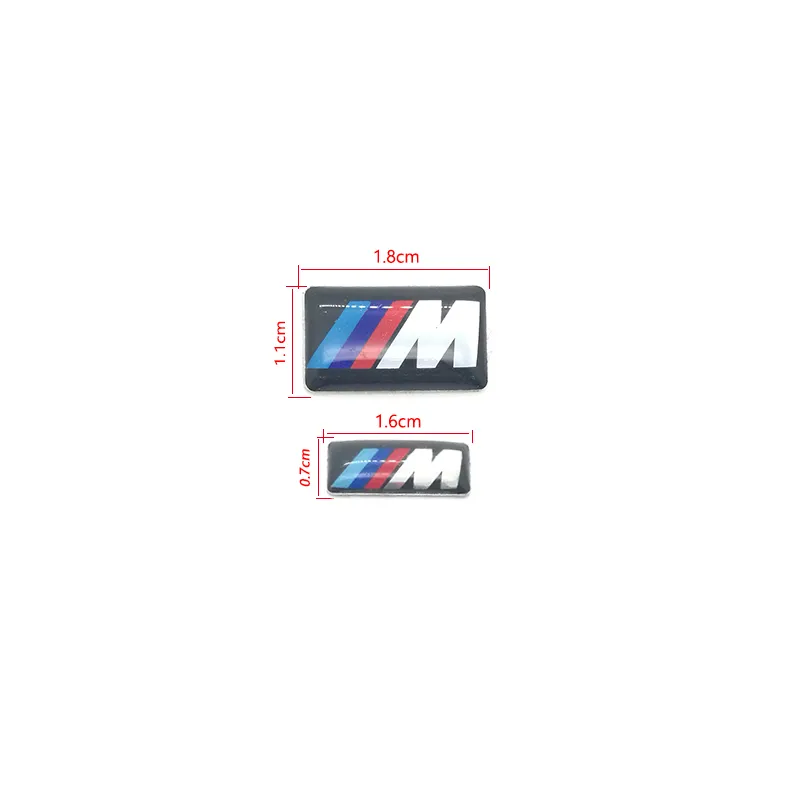 M MPOWER M-TECH EMBLEM BADGE STICKER Hjuldekal för BMW E46 E30 E34 E36 E39 E53 E60 E90 F10 F30 M3 M5 M6 Bilstyling