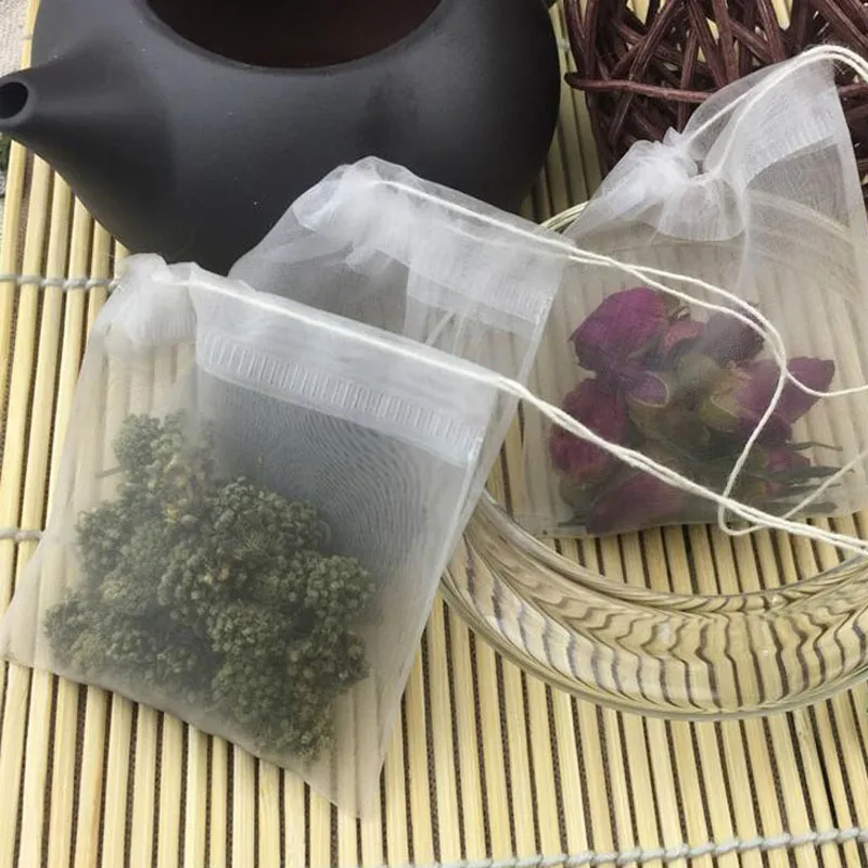 7x9 cm nylonowe torebki herbaty torby filtra herbaty Strings Półprzewodnik wielokrotnego użytku herbatę herbaty domowe za darmo wysyłka za5676