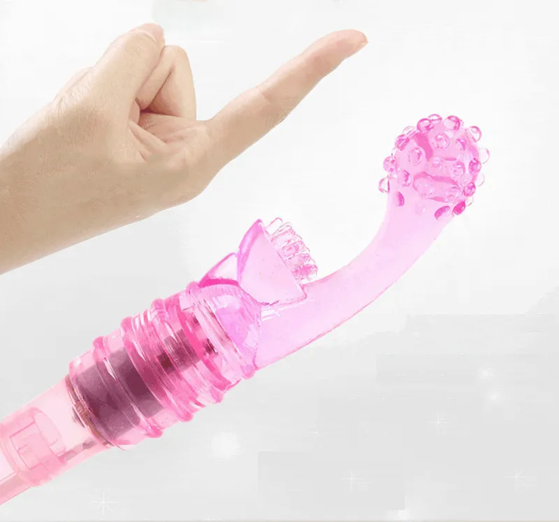 Ny vattentät fingerform G-punkt Vibrator Squirt Rocket Tickler Pocket Rocket G-punkt Klitoral stimulera med detaljhandelspaket