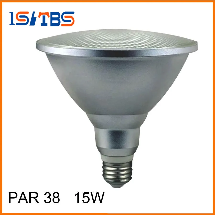 15W LED لمبات Par38 LED بقعة E27 في الهواء الطلق للماء 38 مصباح LED مصباح الأضواء الكاشفة أضواء لمبة 110V 220V 240V 60 درجة