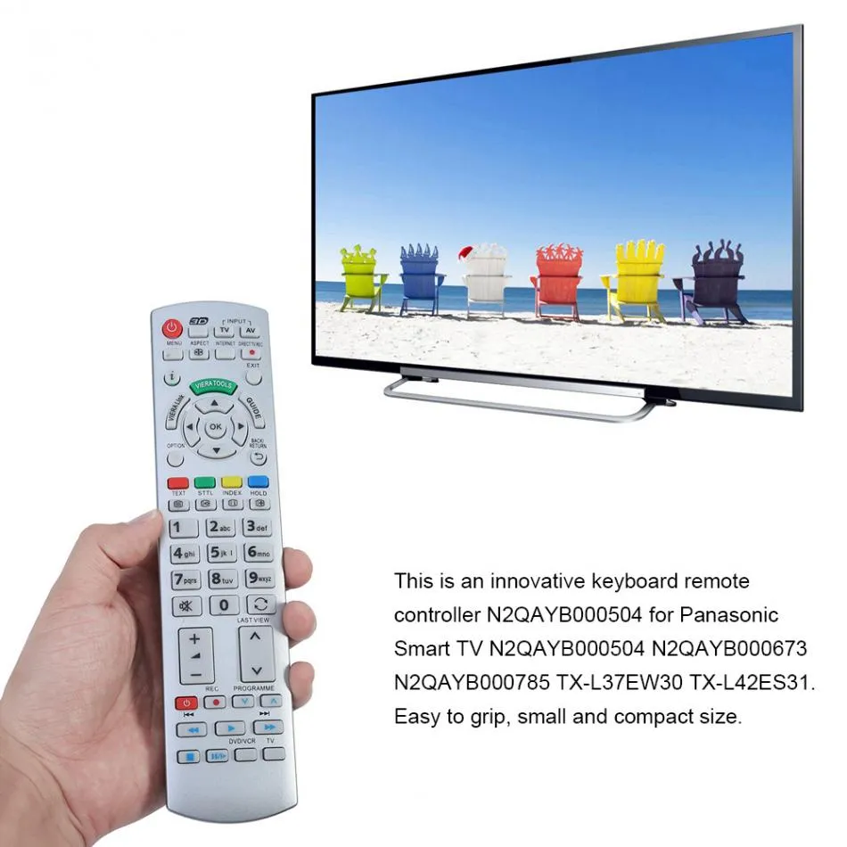 パナソニックN2QAYB000504 N2QAYB000673 N2QAYB000785 TX-L37EW30 TX-L42ES31 TV ControllerのVBESTLIFEリモートコントロールの交換