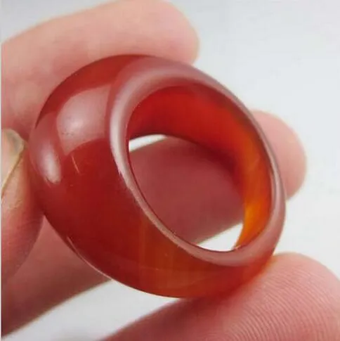 Vogue Pretty Jewelry red jade rings agate ring wholesale finger ring