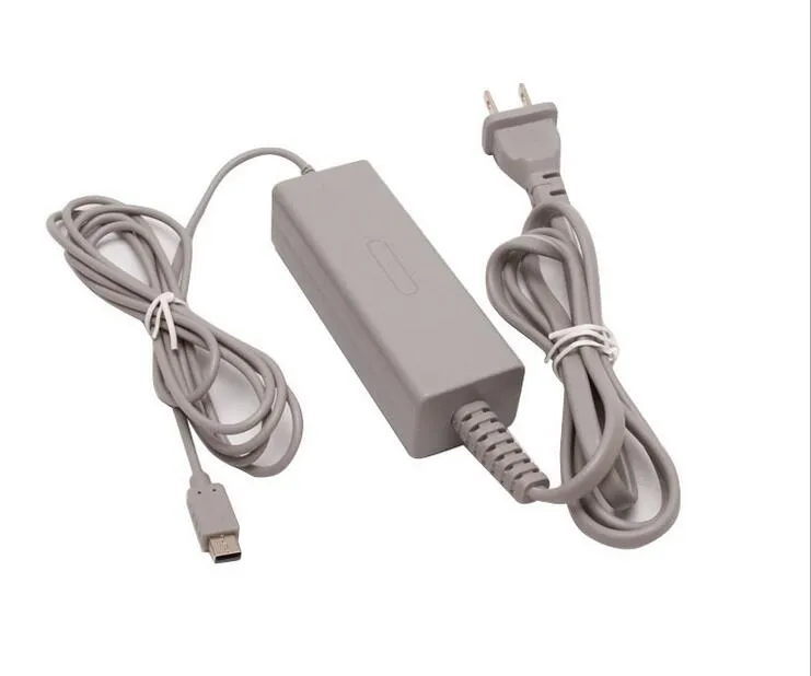 US EU Plug Wall Power Supply Charging AC Adapter Charger & Cable for Wii U Gamepad Controller High Quality FAST SHIP