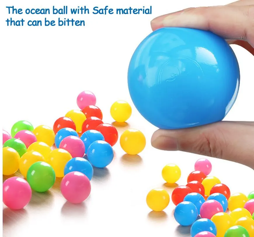 Hot Stress Ball Eco-friendly Colorful Soft Plastic Water Pool Ocean Wave Ball Baby Funny Toys Outdoor