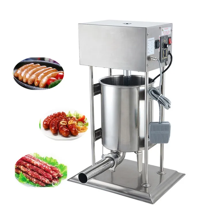 Qihang_top 20L 110V 220V Electric Sausage Stuffer Köttfyllnadsmakare Making Machine Commercial Sausage Filler Machine