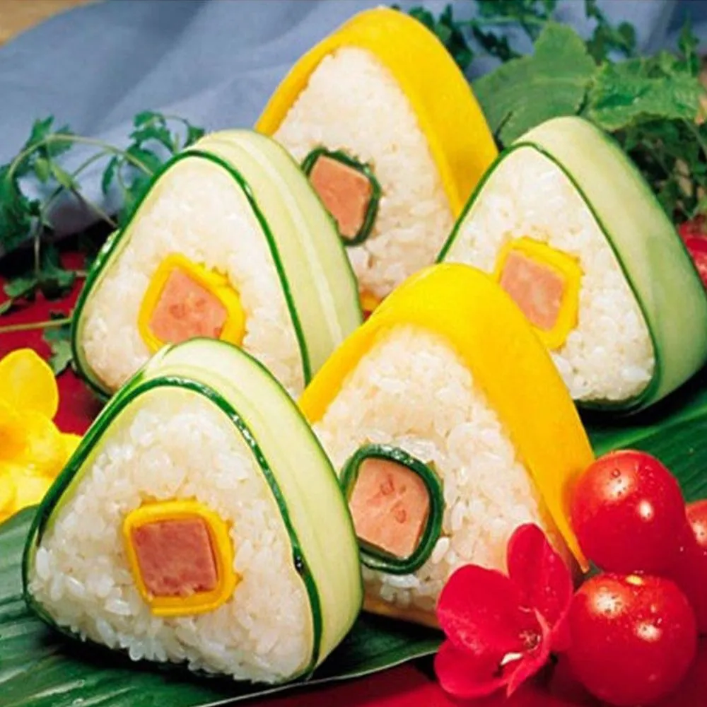 2 Stampi Triangolari Per Sushi Fai-da-te – Grandi E Piccoli, In PP Alimentare Antiaderente, Facili Da Pulire E Sicuri Per Bambini
