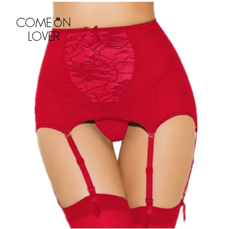 plus size red garter belt Axami 8722 Rouge Garter Belt Plus Size – Rebel Romance main image 1