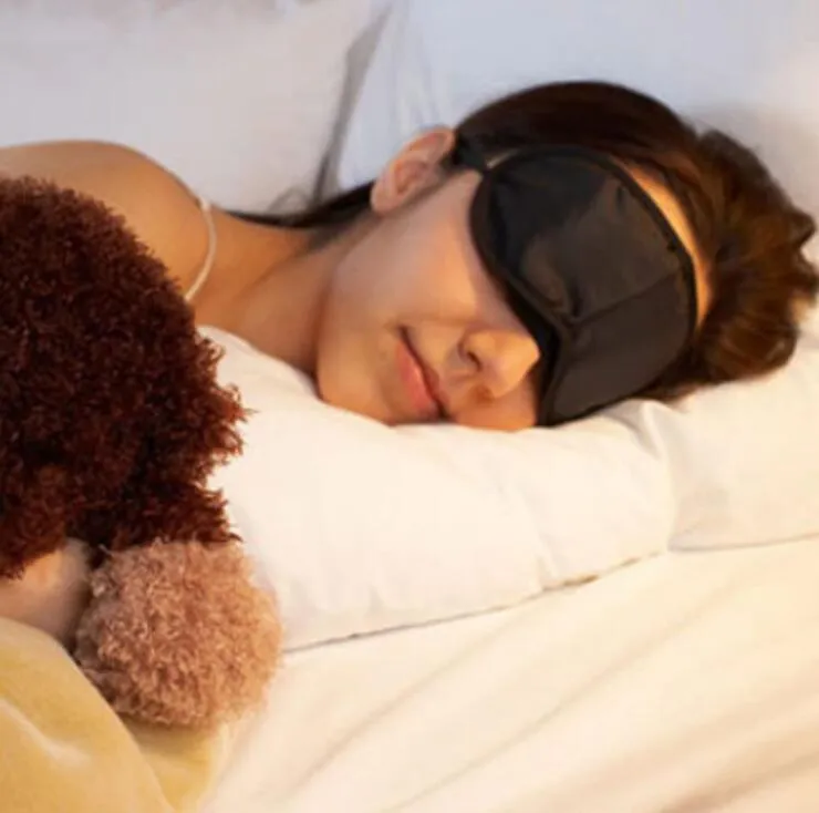 Sleep Mask Eye Mask Shade Nap Cover Blindfold Sleeping Sleep Travel Rest Fashion Wholesale Black Colors