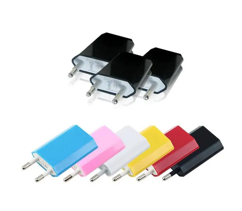 Universal UE EUA gordura Adaptador de Parede plug usb carregador de viagem casa power cube 1a e charuto para o smartphone móvel 4 s 5 s android s3 s4 s5 nota 3