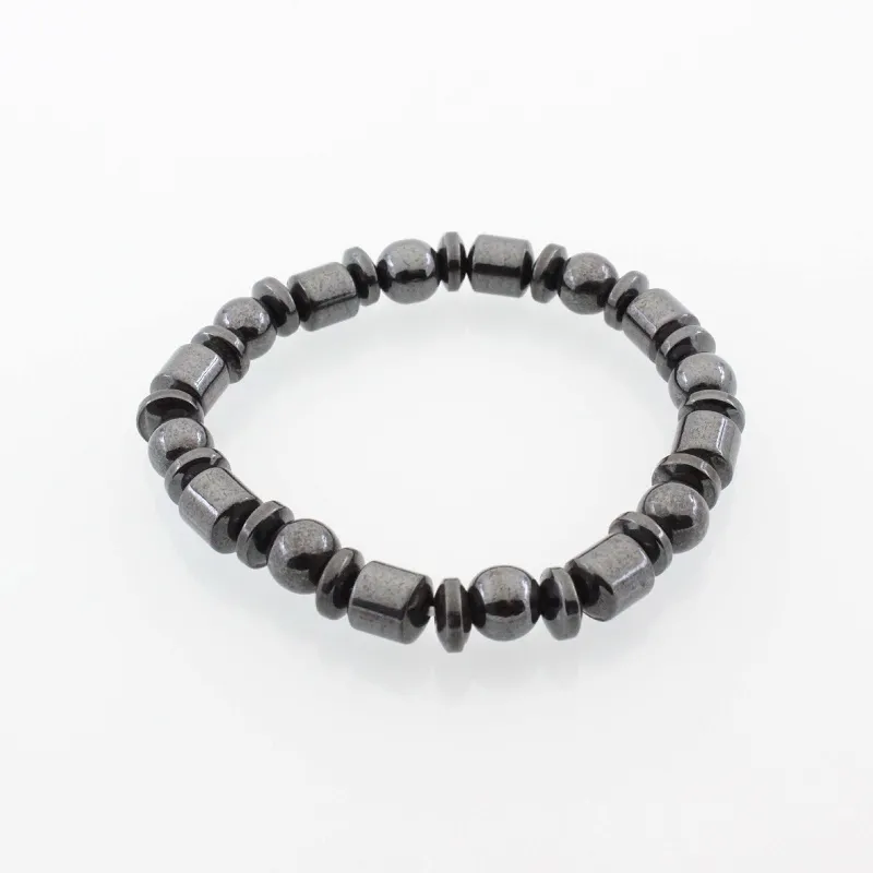 Hot Selling New Beautiful Popular Black Stone Magnet Magnet Armband Hematite Armband Black Stone Magnet Armband HJ175