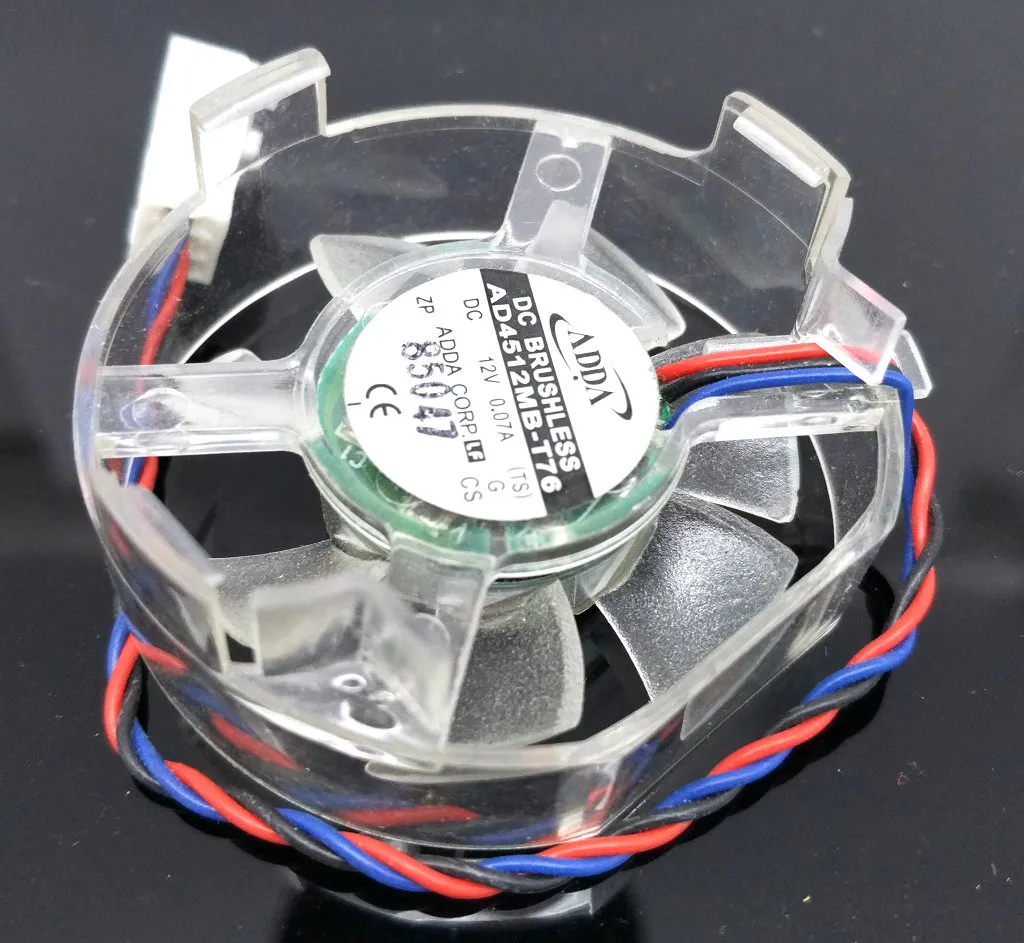 Ny original Adda AD4512MB-T76 DC12V 0,07A 3LINES DATOR MUTE COOLING FAN