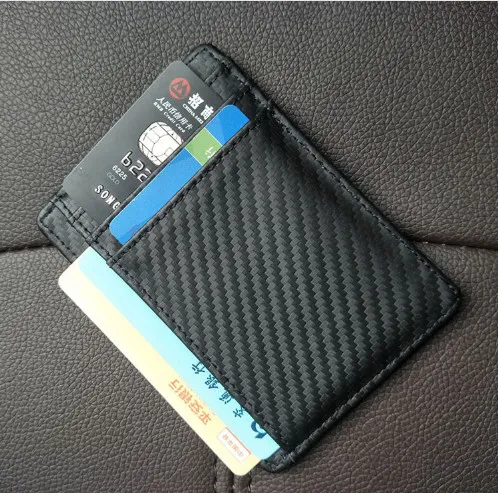 Genuine Leather Front Pocket Money Clip Slim Minimalist Wallet Made with Powerful RFID Blocking 267Z