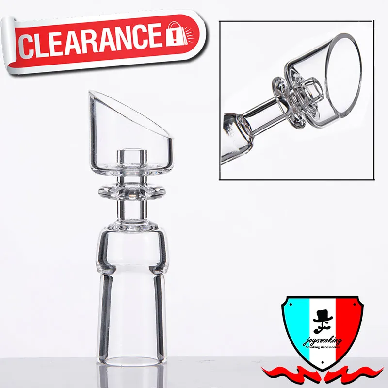 Accessoires pour fumer Quartz Nail sans dôme Ninja Cut Joint poli mâle/femelle 6 tailles de joints pour bong en verre Dab Rigs