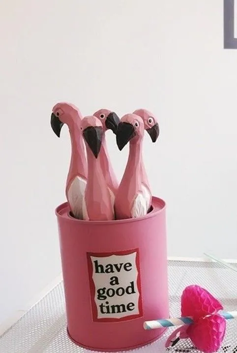 Roze flamingo balpen biro pen handgemaakte gesneden houten dier briefpapier tropische vogel ambachtelijke pen party gunst studenten prijs gift kantoor