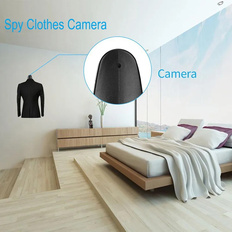 Clothes Hook DV Home Security Surveillance Mini Cameras Nanny Cam With
