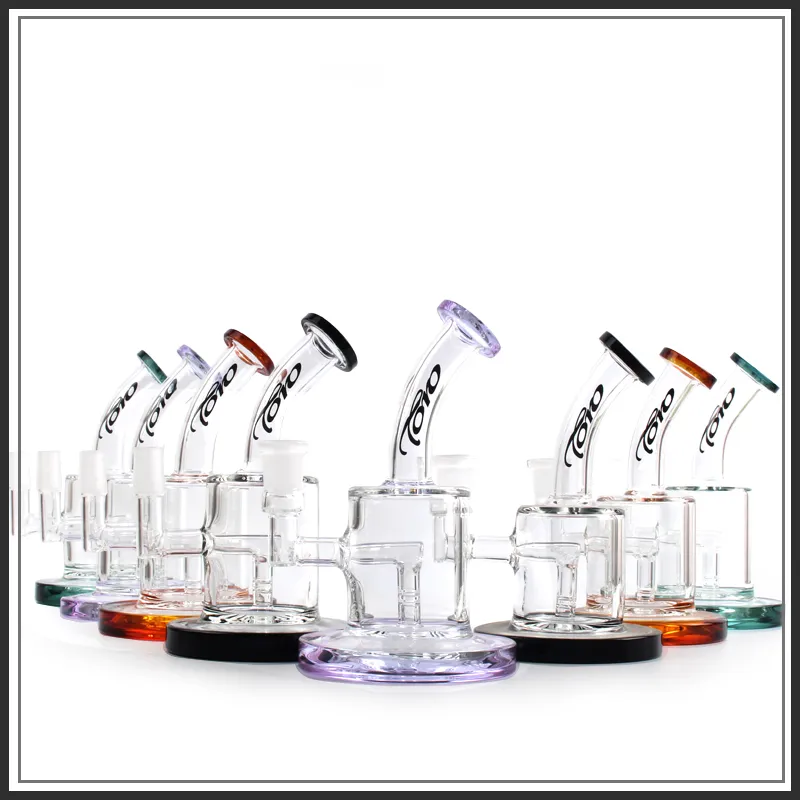 glass bong oil rig 5MM thickness banger nail bongs female joint 14.5MM bubbler dab rig Hookahs