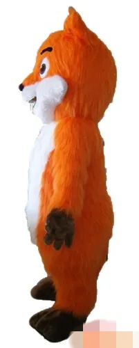 Deluxe Orange Fox Mascot Costume for Adults with Real Pictures [Free  Shipping]