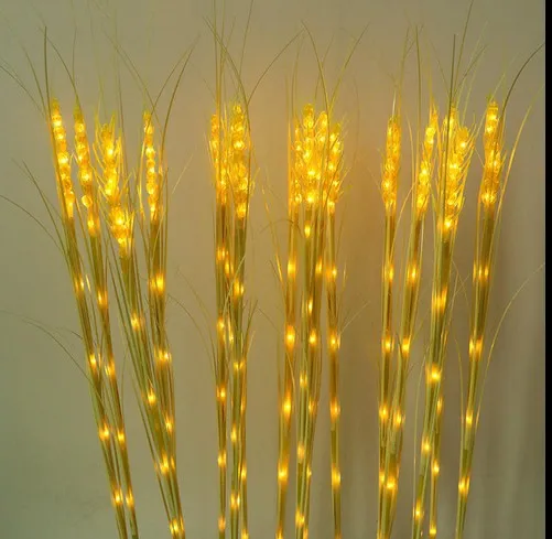 Nova plântula de trigo levou lâmpada decoração lâmpada de lâmpada decoração ao ar livre luzes de Natal luz luz 12 pcs