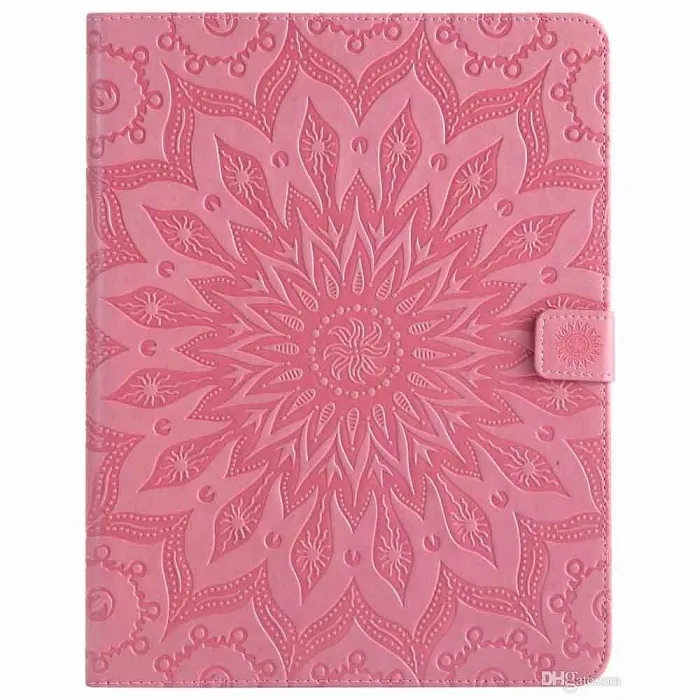 Mandala Flor Sleep Wake Up Flip Wallet Stand PU Couro Capa de Couro para ipad Mini 123 4 Novo iPad 9.7 2017 2018 234 Air 1/2 Samsung Tablet