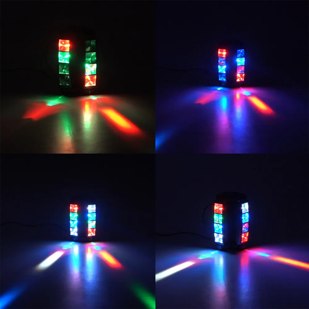 90 와트 LED 미니 거미 무대 빔 빛 RGBW DMX512 사운드 활성화 7/13 채널 LED 이동 헤드 라이트 디스코 KTV 클럽 파티