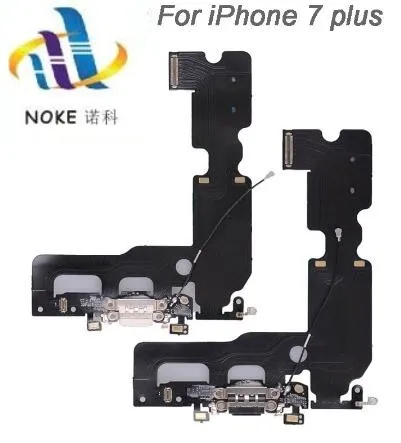 Original laddare Laddningsport Dock USB-kontakt Flex-kabel för iPhone 7 plus 5.5 "Hörlurs ljud Jackband
