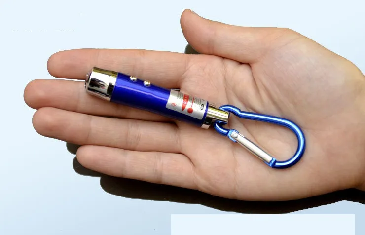 Mini 3 i 1 LED -laserljuspekare Key Chain Torch ficklampa pengar detektor ljus enkel OPP -undervisning lot8664528