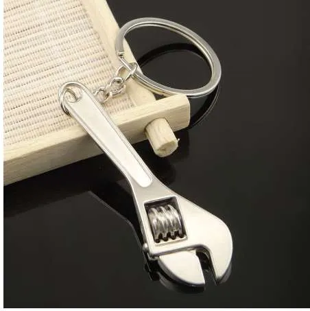 1 قطع الساخن بيع الإبداعية أداة وجع المفك مفتاح سلسلة حلقة كيرينغ المعادن المفاتيح مجوهرات قابل للتعديل