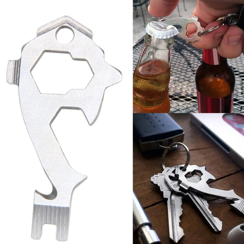 20-in-1 EDC Keychain Survival Gear Multitool: Pocket-Sized Camping ...