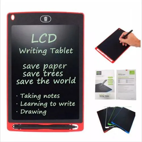 2020 5 الألوان الرقمية المحمولة 8.5 بوصة LCD لوحة الكتابة اللوحي رسم خط اليد وسادات مع ترقية القلم للبالغين أطفال الأطفال هدايا