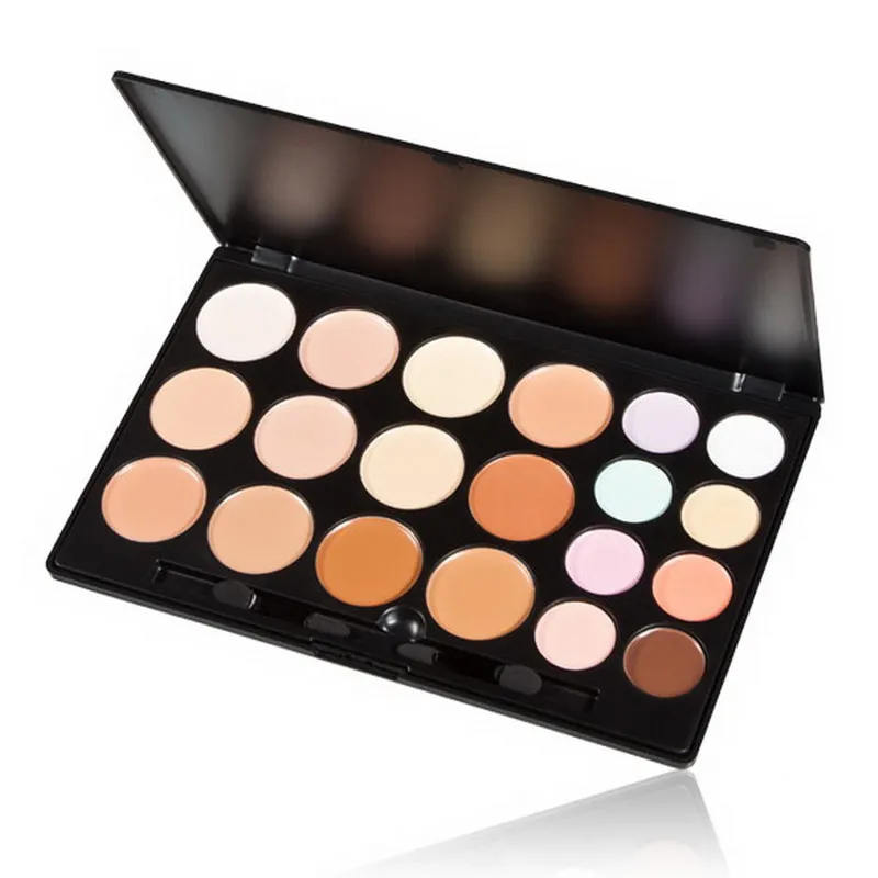 Palette de contour de correcteur professionnel 20 couleurs égayer le visage fort apprêt face sombre maquilleur de base de maquille