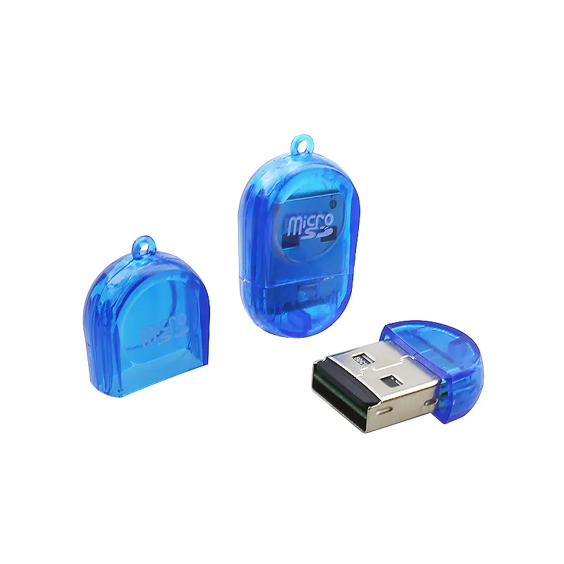 Usb 2.0 مايكرو sd tf t- فلاش البسيطة قارئ بطاقة محول للكمبيوتر ماك محمول بطاقة ذاكرة عالية السرعة 480 ميغابت في الثانية الشحن مجانا جودة عالية