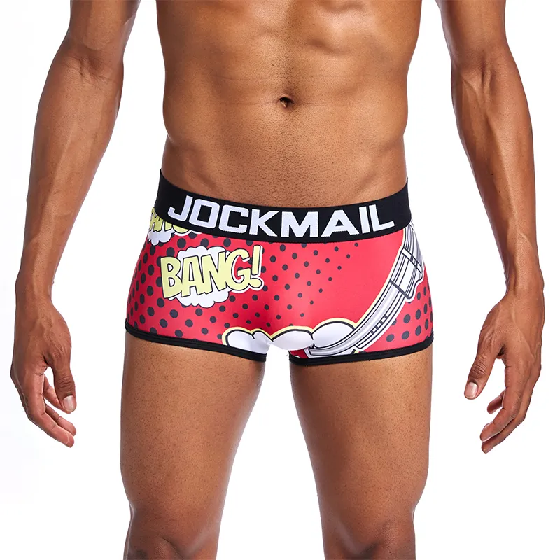 Calzoncillos Boxer De Cintura Baja Para Hombre Gay Banadores Con Estampado De Dibujos Animados Bragas Divertidas Para Hombre Ropa De Dormir Informal Gay De 13.97 DHgate