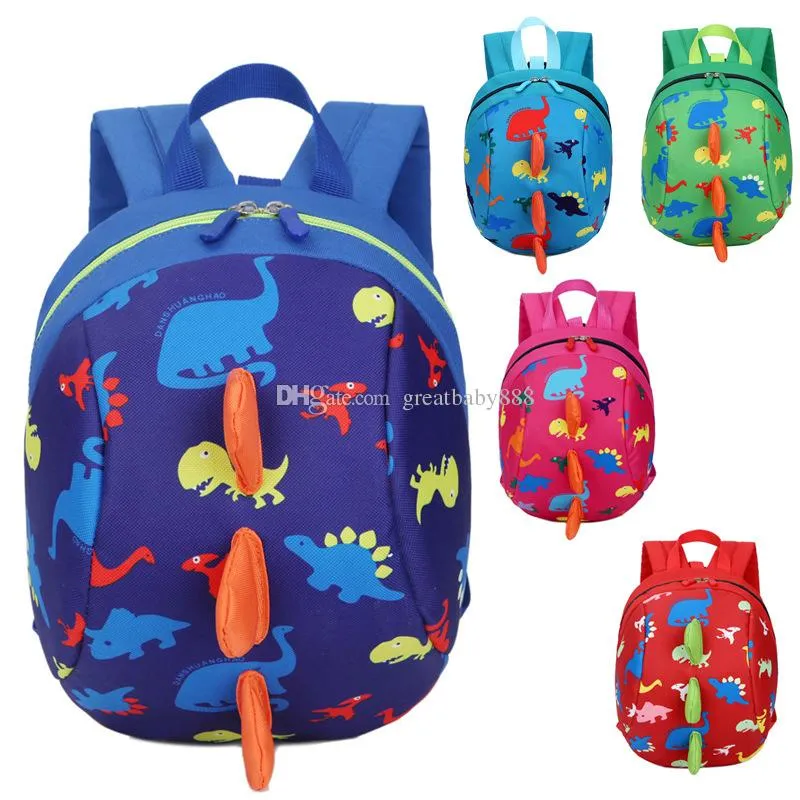 Kids Safety Harness Backpack Anti-Lost Leash, Dinosaur Design, Toddler  Backpack, Kindergarten Bag, Available in Colors!