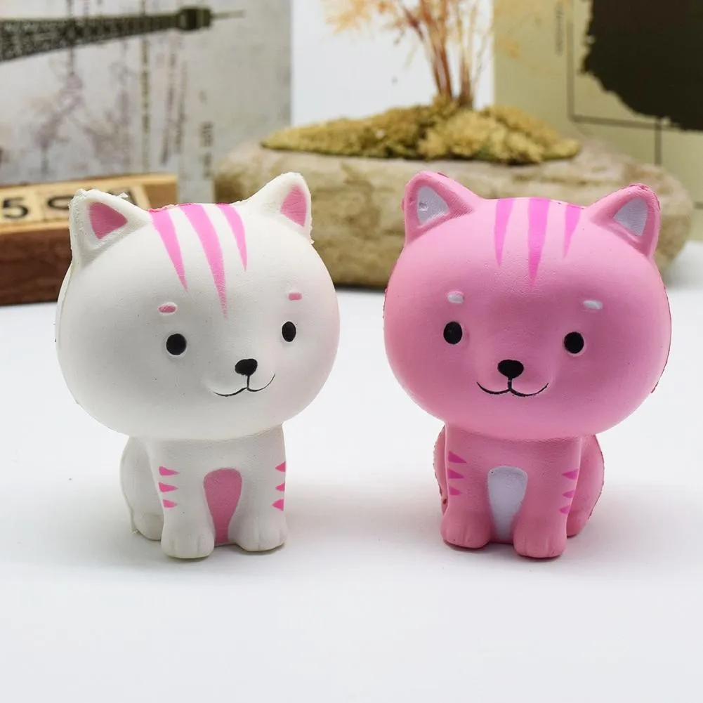 Save Big on Bulk Squishmallow Cat Plush Toy Kawaii Squishy Cat Toy For Kids  Jumbo Slow Rising Cute Animal Plush, Stress Relief Scented Charms Doll
