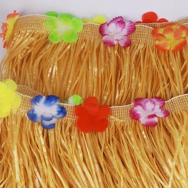 Décoration jupe de table Hawaï Tropical - Dragées Anahita Décoration jupe de table Hawaï Tropical - Dragées Anahita