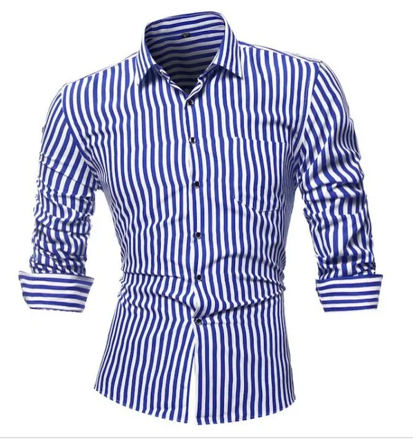 knee length dresses for ladies Drake Classic Seersucker Stripe Long Sleeve Shirt – Drake Waterfowl main image 1