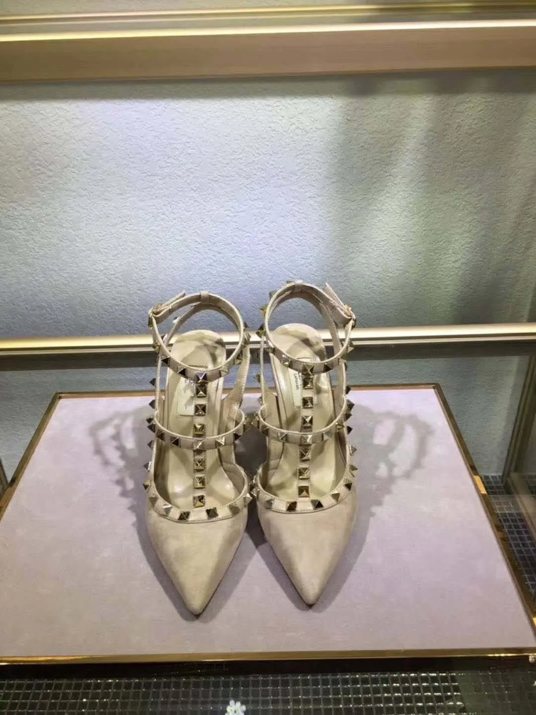 2018 Damskie sandały na wysokim obcasie, damskie sandały mody, Womans Designer Sandals 9,5 cm