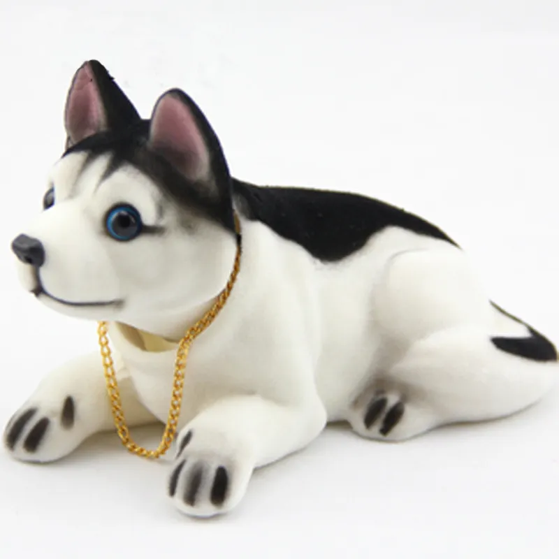 Ohanee Luxury acenando cachorro para o carro omamentos de pastor cão shake head brinquedo uso beagle caro decoração acessórios de automóveis2585