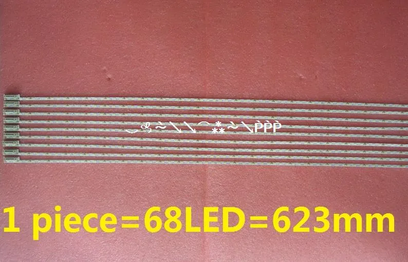 Freeshipping 50"LED strip V500H1-ME1-TLEM9 for screen V500HJ1-ME1 1 piece=68LED=62.3CM 623MM*4.0mm*1.2mm