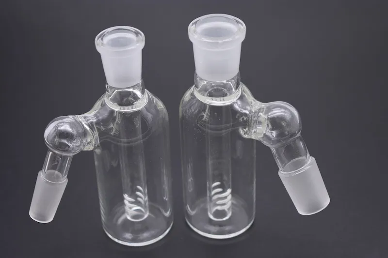 14mm 18mm 애쉬 포수 45도 샤워 헤드 퍼콜 레이터 조인트 글라스 애시 포수 두꺼운 유리 ashcatcher for water smoking pipe