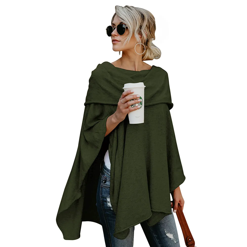 Pull Femme Maille Irrégulière épaule Tombante - Coupe Lâche Décontractée - Automne/hiver - Couleurs Rouge, Gris, Blanc, Moutarde