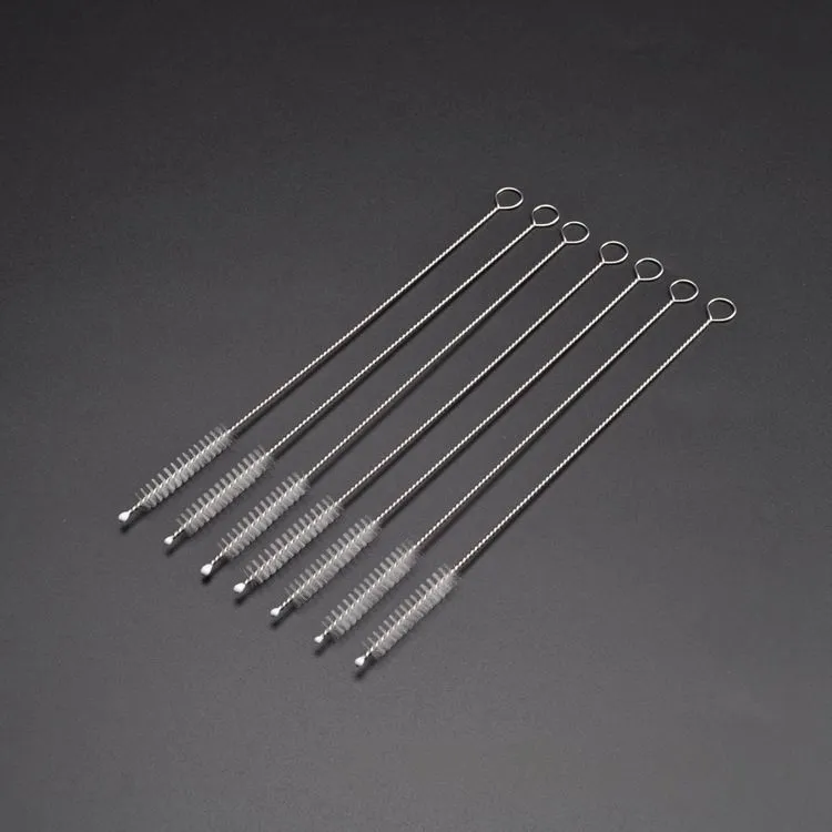 200mm x 50 mm x 10 mm 1000 Piece Stainless Steel Wire Drinking Straw Cleaning Brush Cleaner for Stainless Steel Tumbler Straws