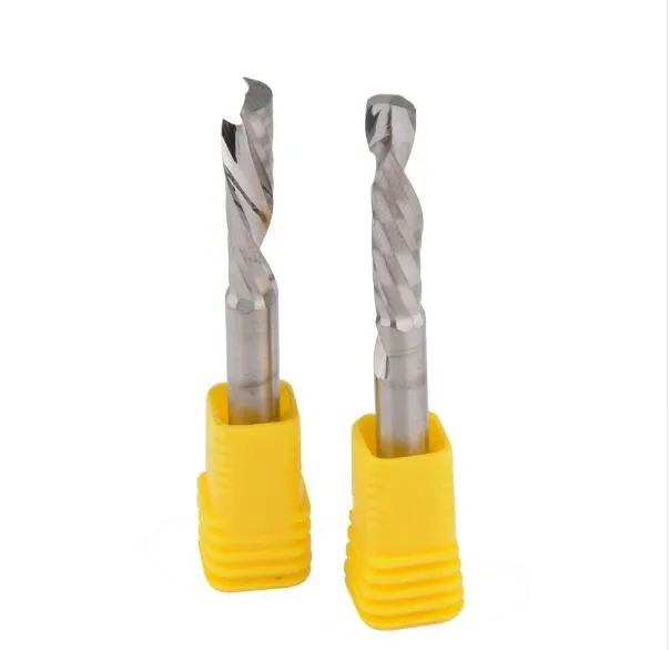 6x25MM Up&Down Cut One Single Spiral Flute Carbide CNC Mill Milling Tools,Milling Cutter Tools Router Bit