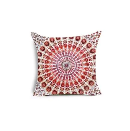 Set Di 4 Federe Per Cuscini 45x45 Cm, Stile Boho Hippie, Con Stampa 3D Double Face E Chiusura Lampo, Per Divano E Camera Da Letto