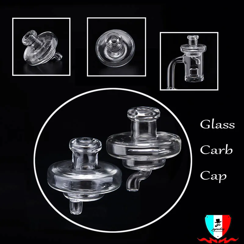 Стеклянные CARB CAP CAP для курения Аксессуары с отверстием Универсальный купол для DAB нефтяных буровых установок Кварцевые Banger Nails Bong