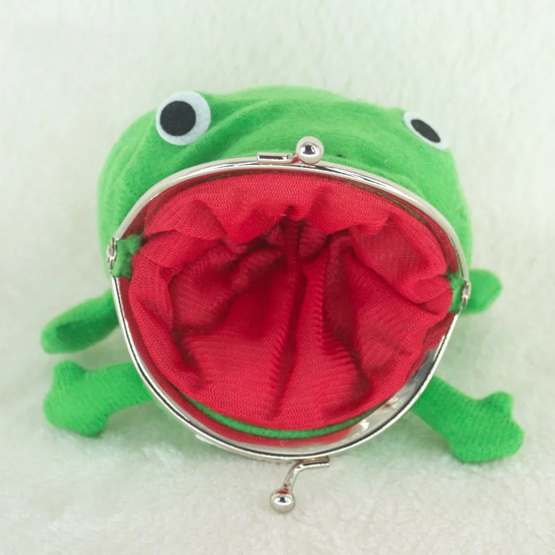 Children Frog Coin Purse cartoon Anime cosplay frog wallet kids cute Personality Purse C40937641865