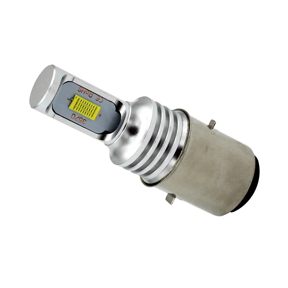 Acheter Ampoule de phare de Moto Led Super brillante CSP 10000LM BA20D H4,  accessoires de Moto, feu antibrouillard Hi Lo 12V